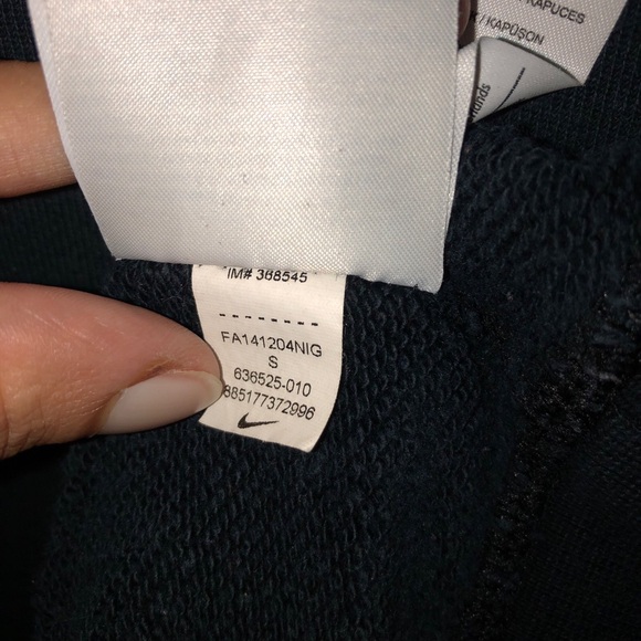 Nike Fc 1994 Men’s Black Gray Hoodie Size S Authentic - Picture 7 of 8